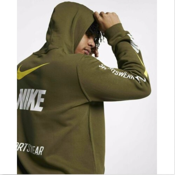 NIKE SPORTSWEAR NSW CLUB MICROBRANDING HOODIE - Picture 2 of 6